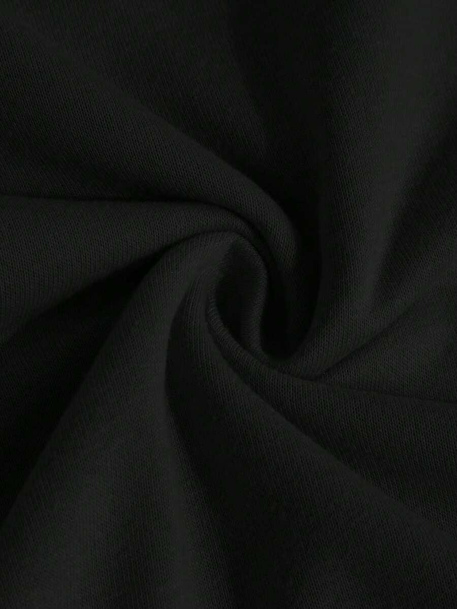 czarna bluza bez kaptura