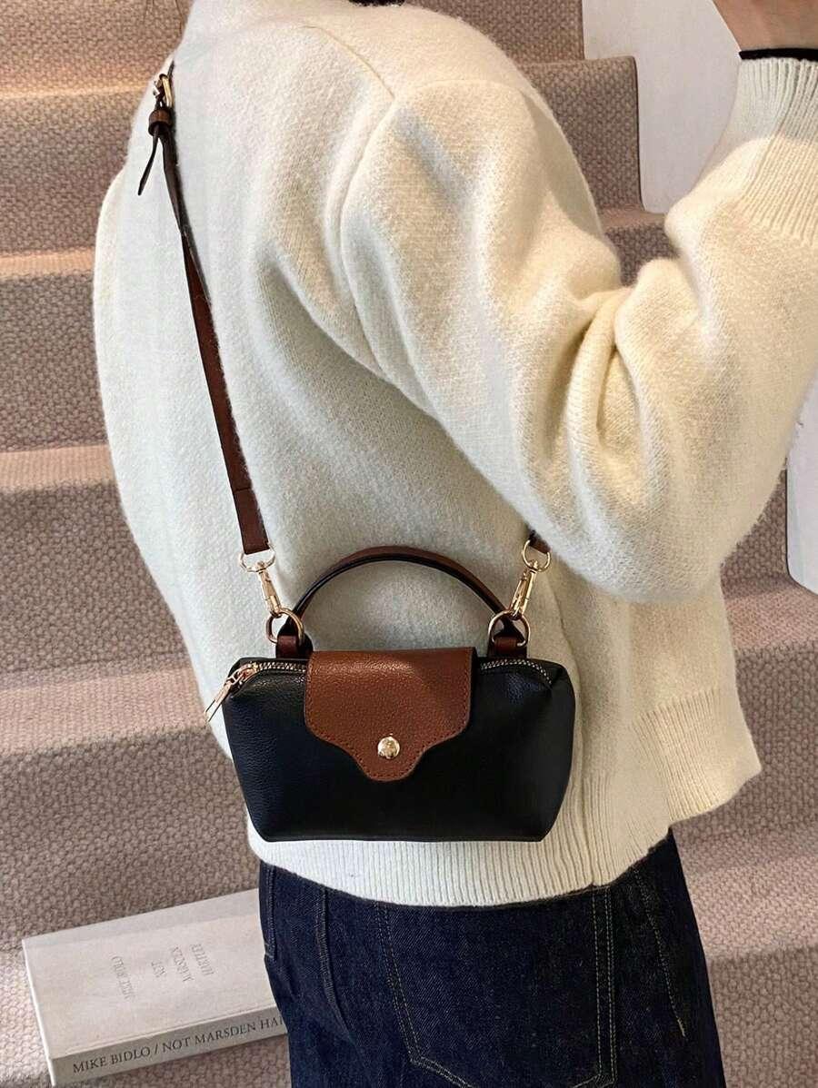 czarna mini torebka 