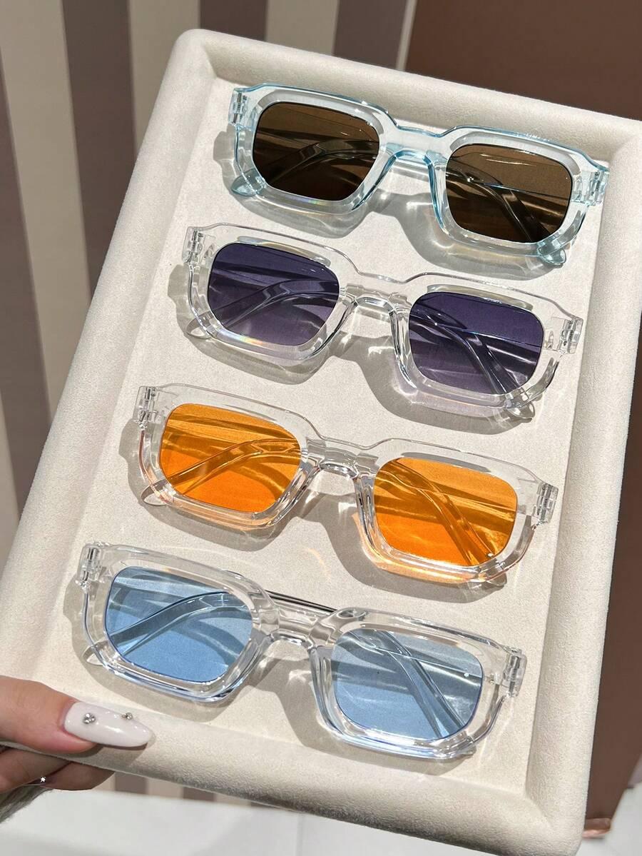 kolorowe okulary przeciwsłoneczne 4-pack