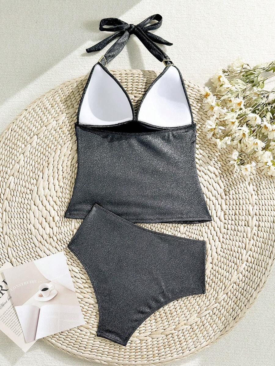 góra od bikini tankini połysk