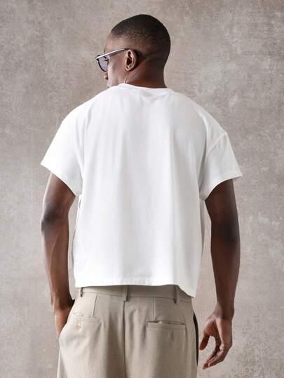 biały t-shirt basic 