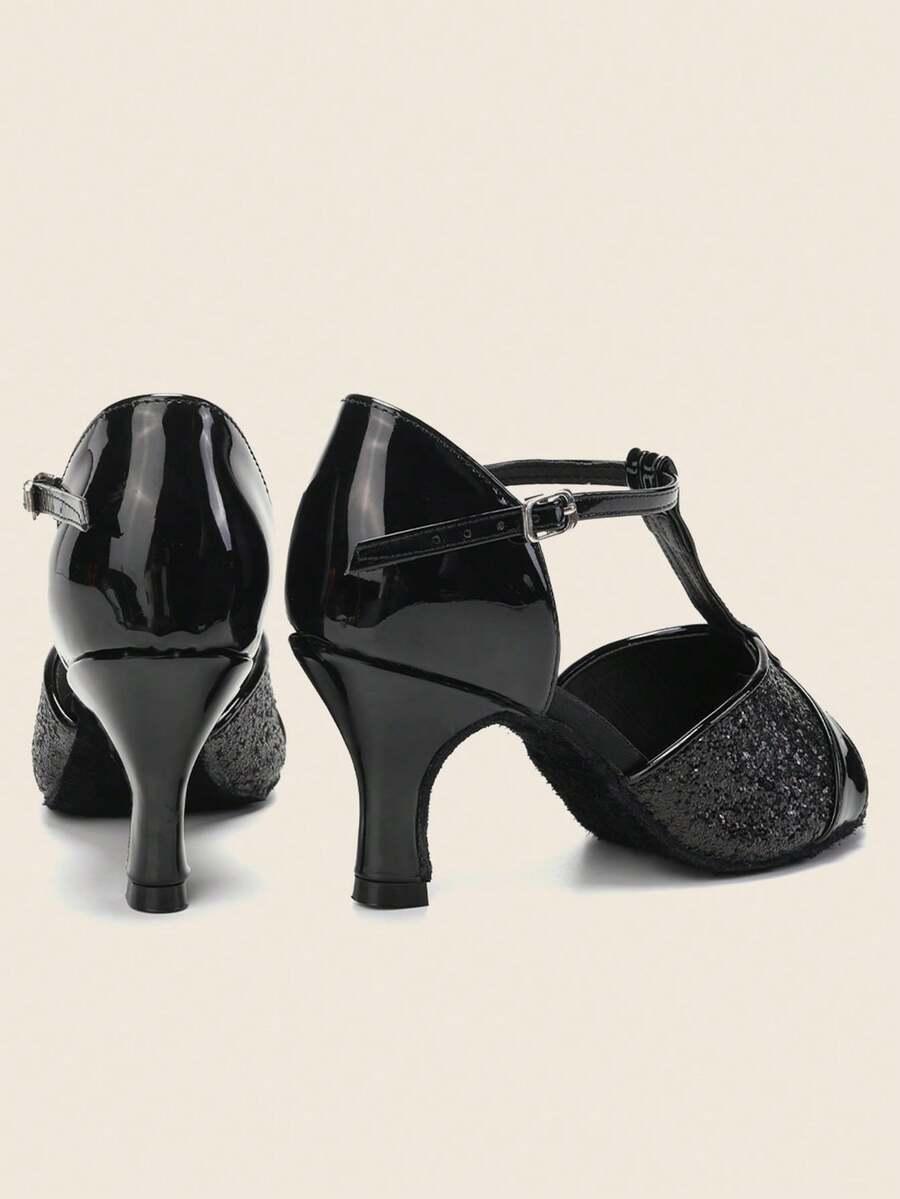 czarny buty do tańca