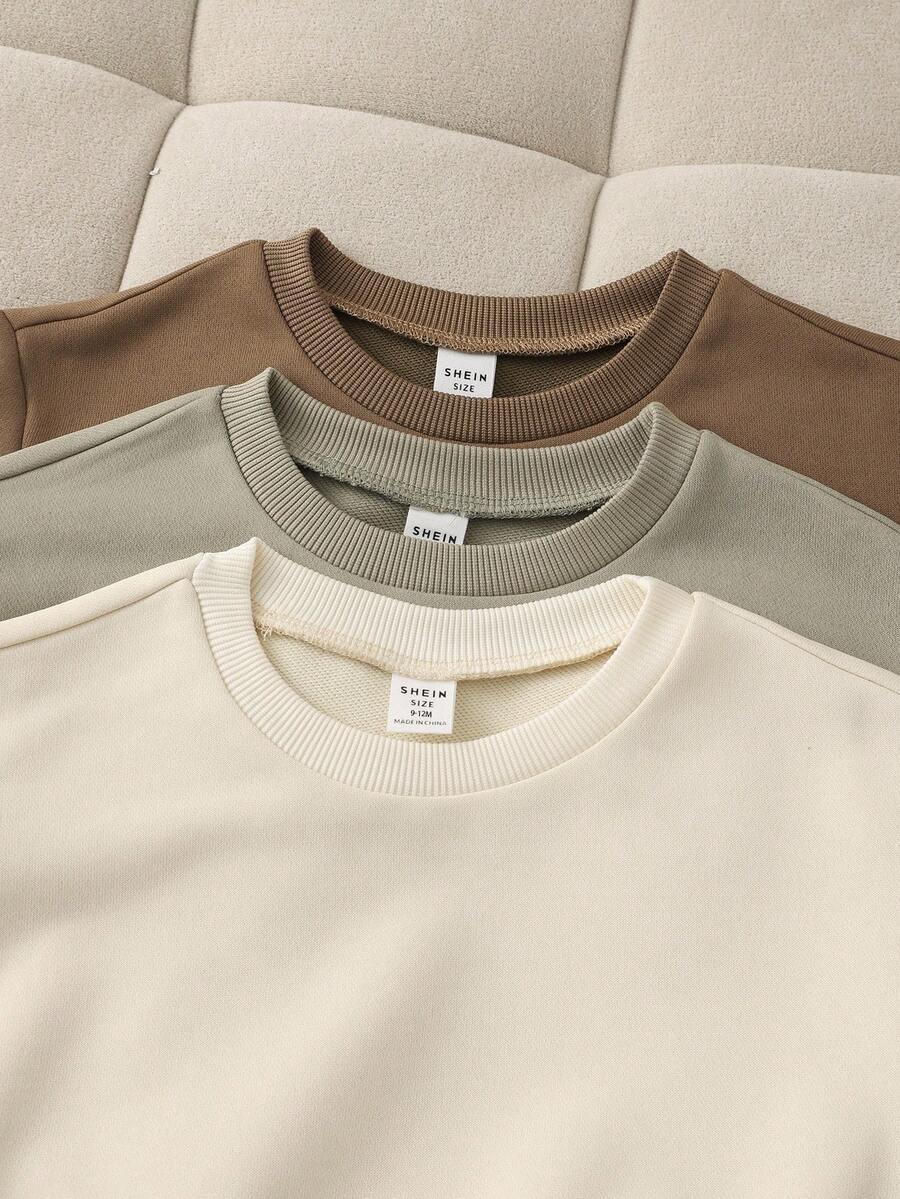 BLUZA OKRĄGŁY DEKOLT 2-pack
