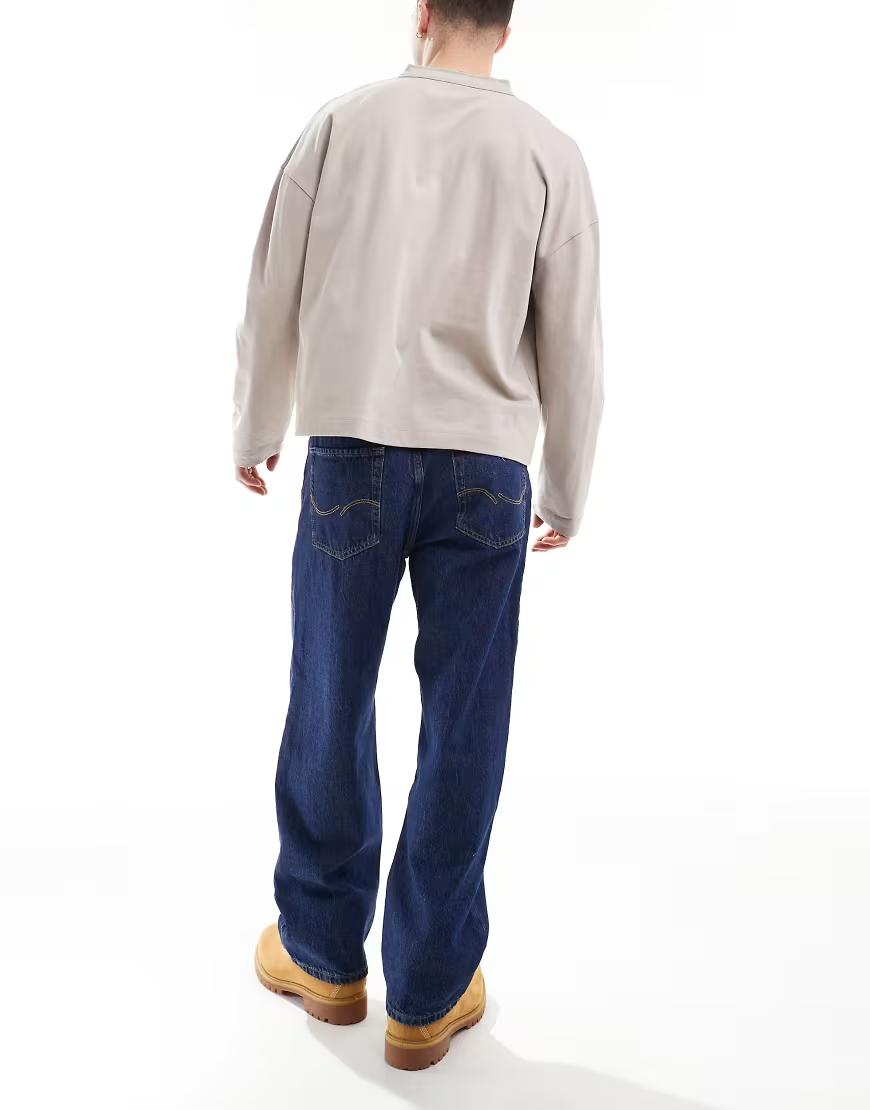 NIEBIESKIE SPODNIE JEANS BAGGY