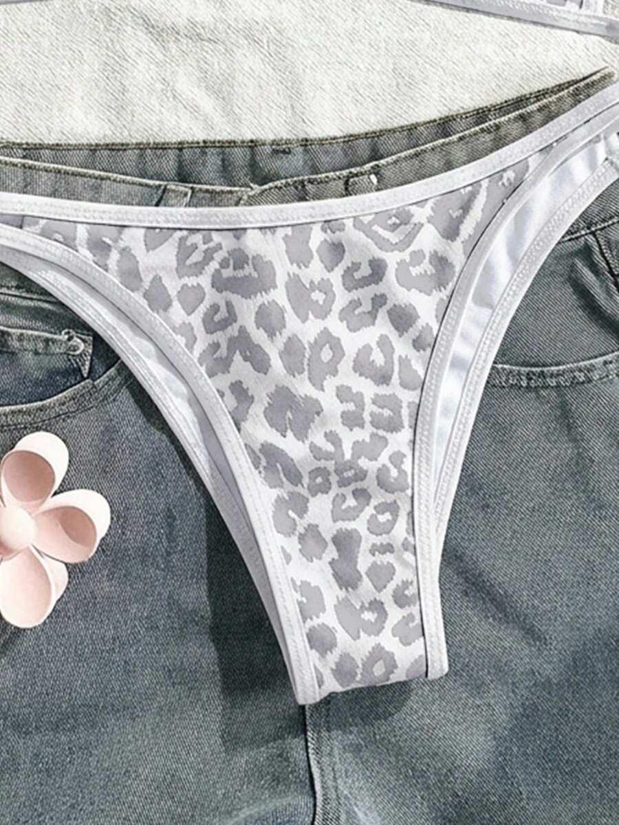 DWUCZĘŚCIOWY STRÓJ KĄPIELOWY ANIMAL PRINT