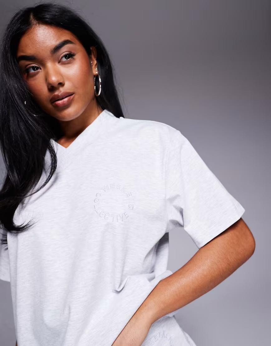 szary t-shirt basic