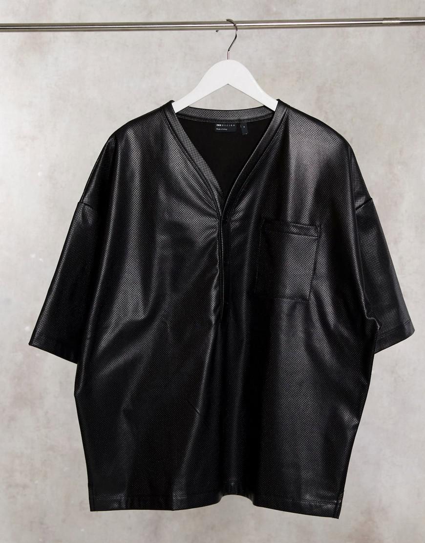 CZARNA BLUZKA OVERSIZE