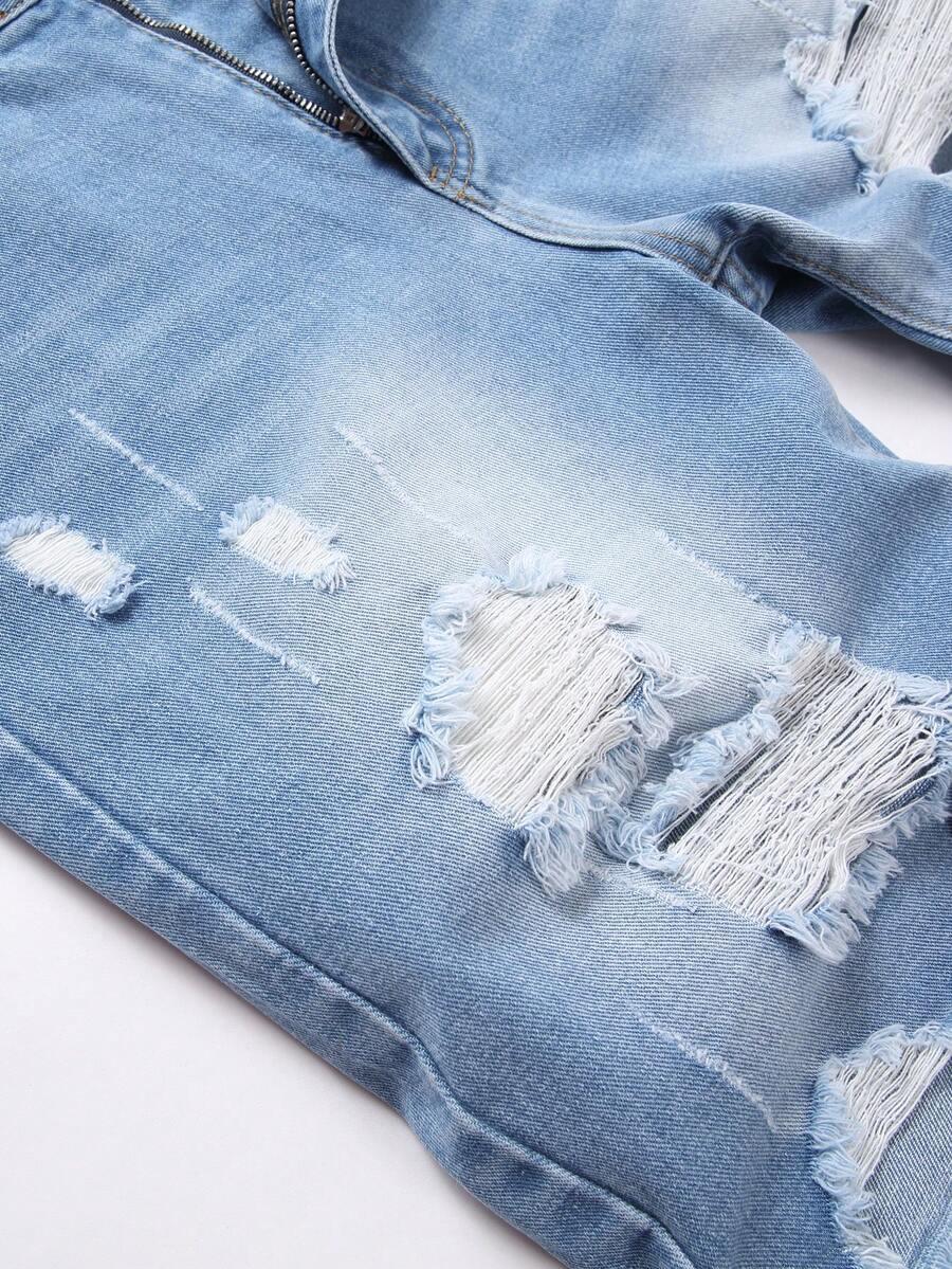 NIEBIESKIE SPODENKI JEANS