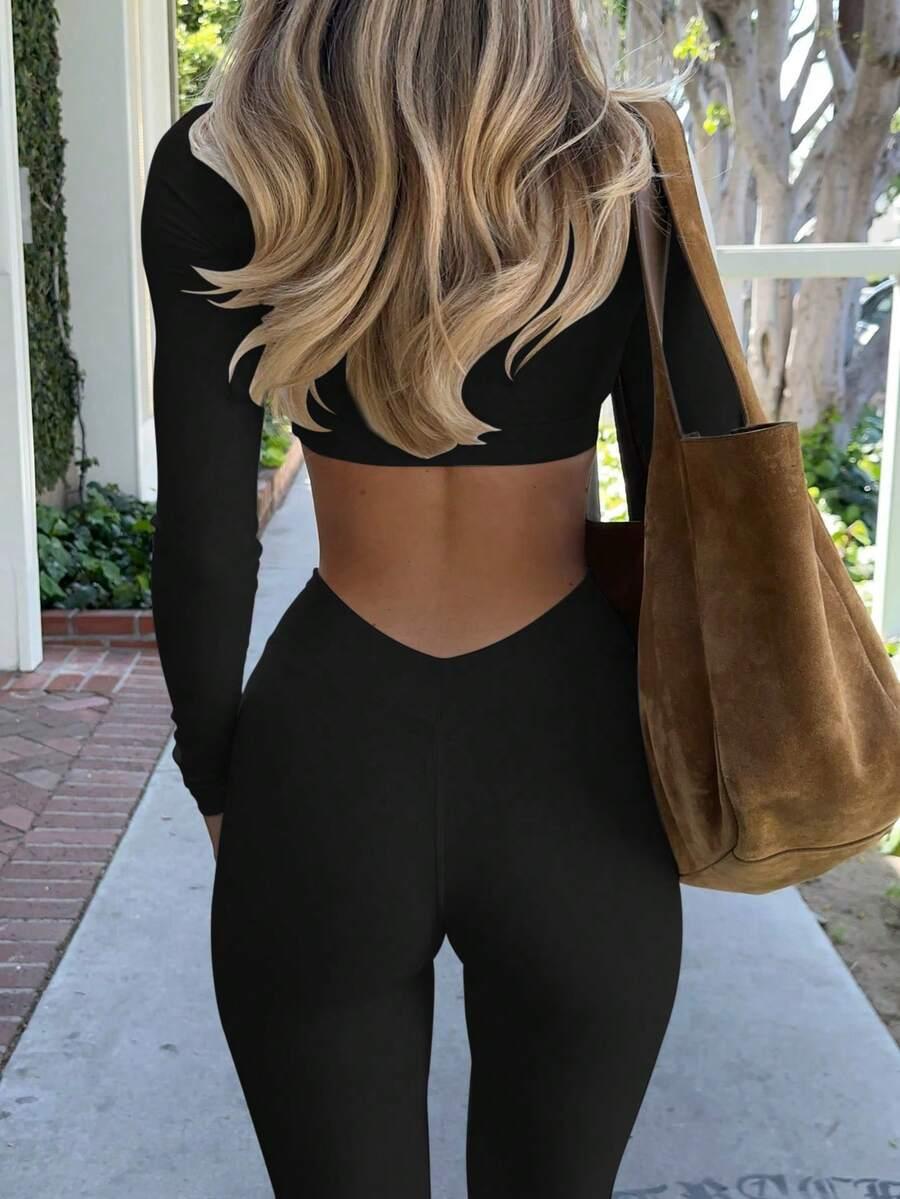 TOP LEGGINSY KOMPLET