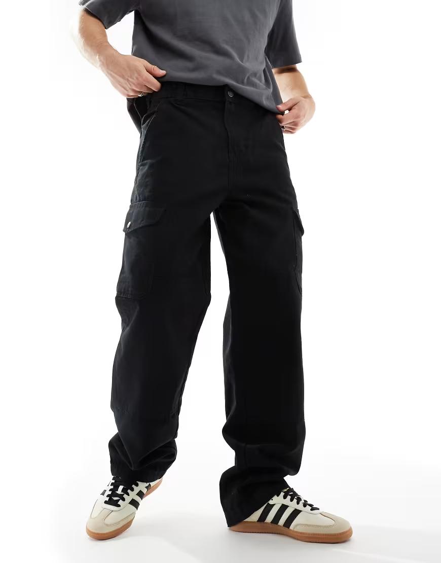 CZARNE SPODNIE JEANS