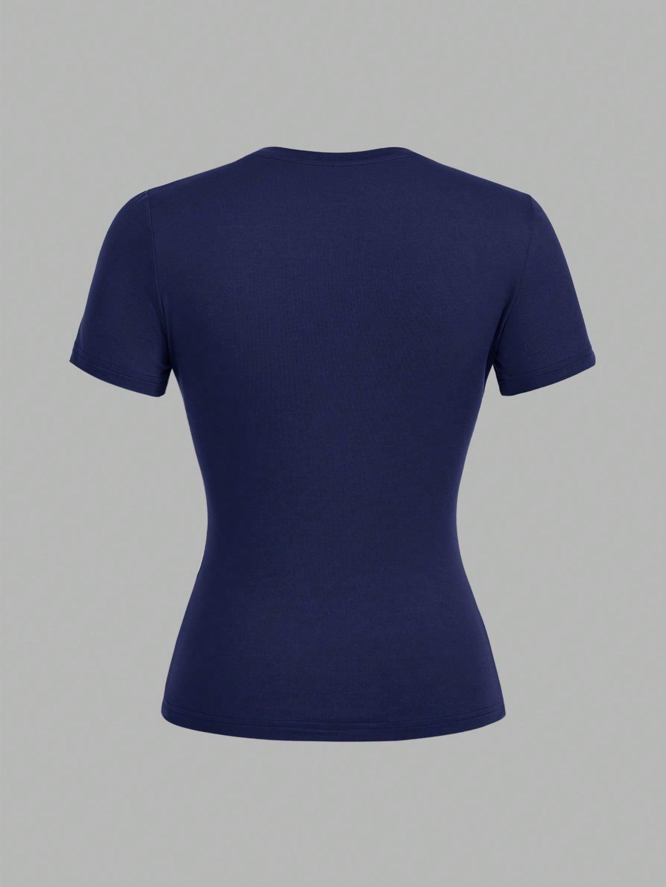 GŁADKI T-SHIRT OKRĄGŁY DEKOLT 3-PACK