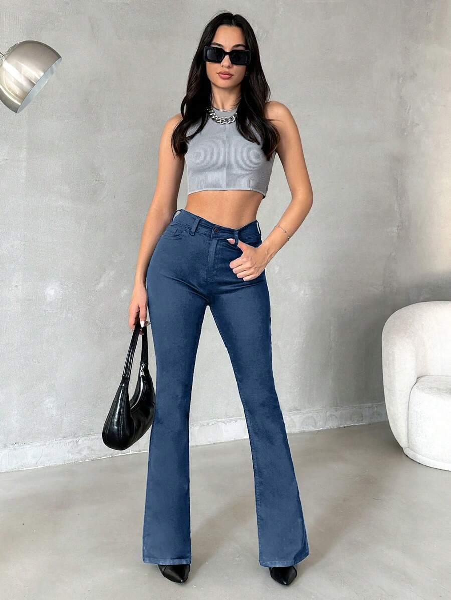 JEANSY DAMSKIE DZWONY FLARE
