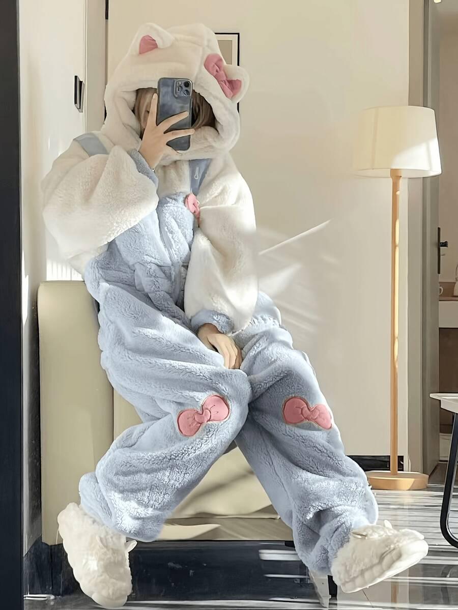 DŁUGIE ONESIE ZAMEK
