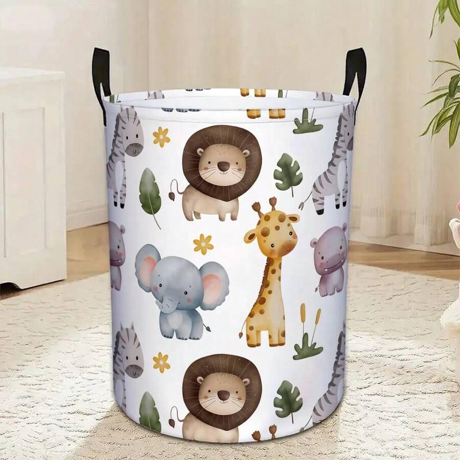 kosz na pranie print