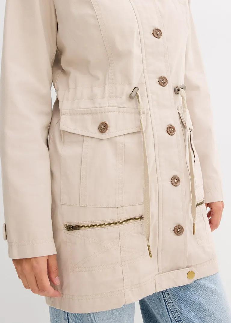 PARKA DAMSKA Z GUZIKAMI