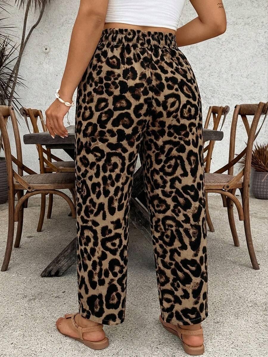 spodnie animal print