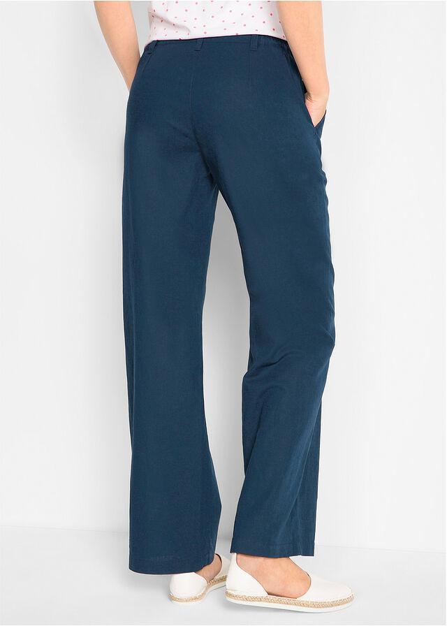 GRANATOWE SPODNIE CASUAL