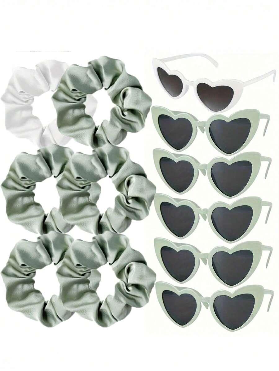 okulary gumki do włosów zestaw 12-pack