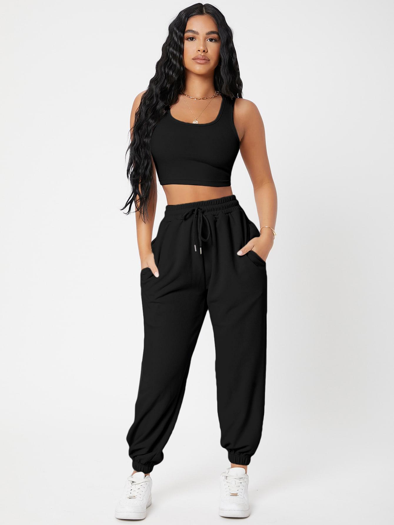 CZARNY TOP BASIC 