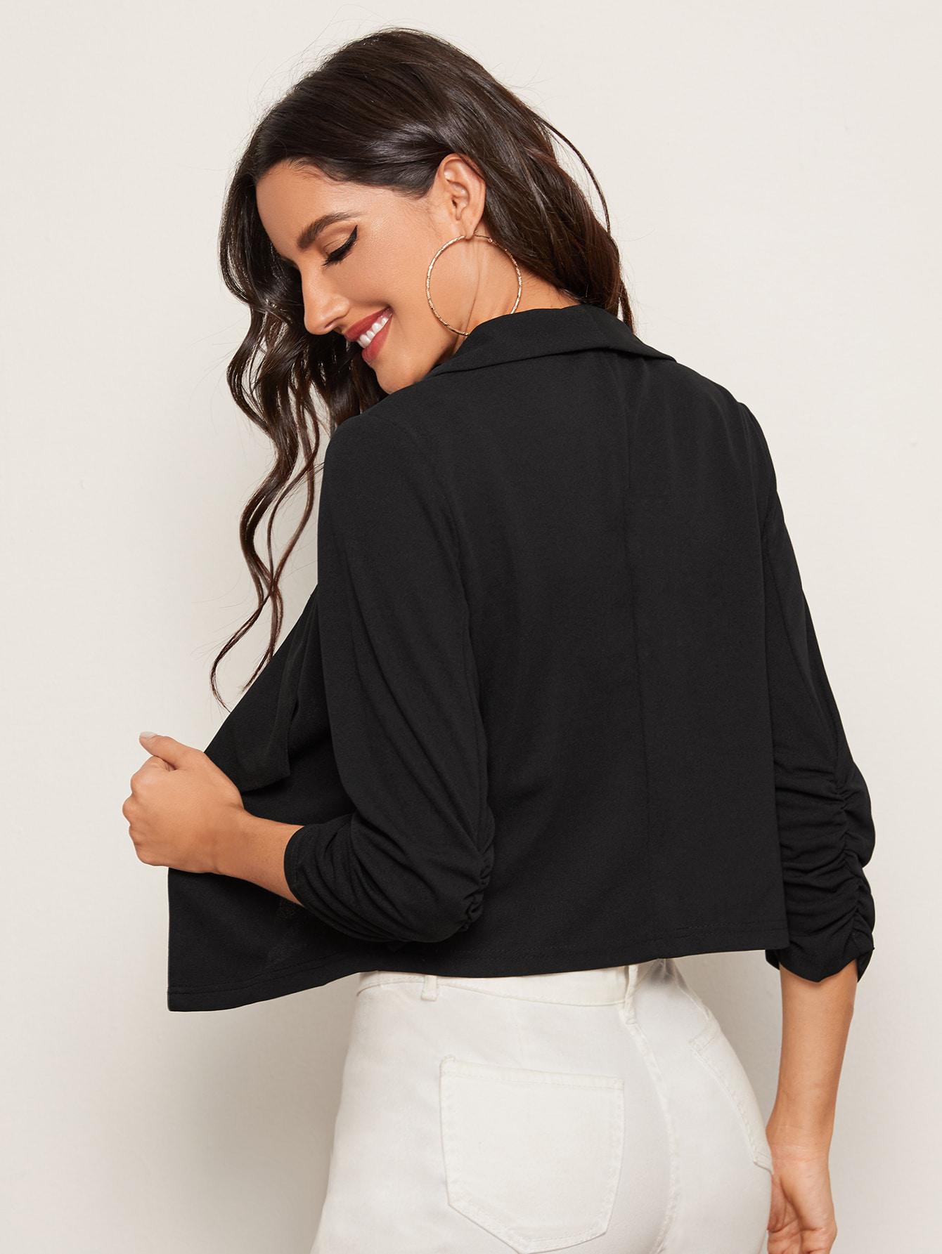 czarna marynarka casual