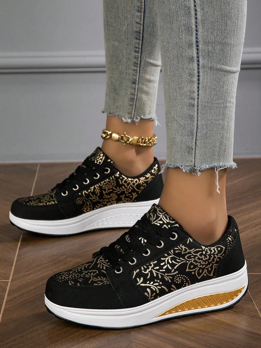CZARNE BUTY SPORTOWE SZNUROWANE