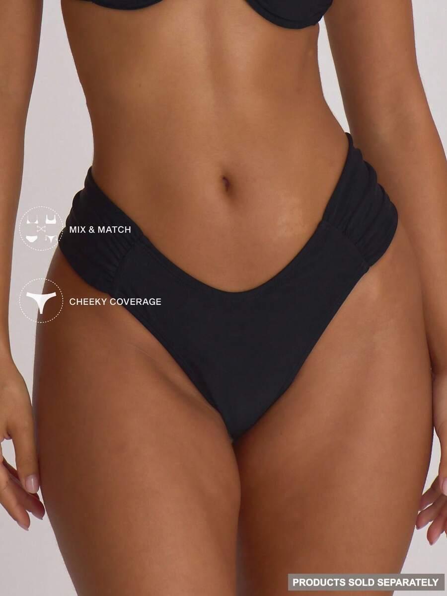 czarny dół od bikini