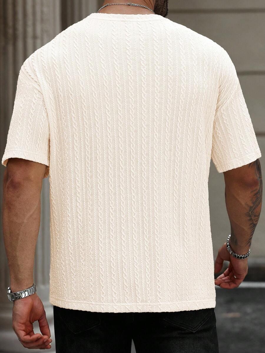 beżowy t-shirt tekstura
