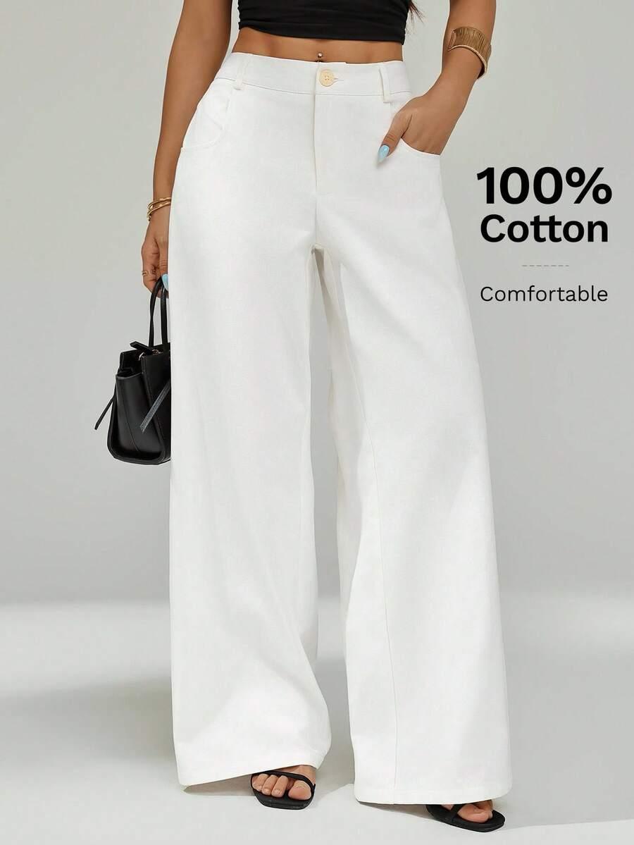 białe spodnie jeans