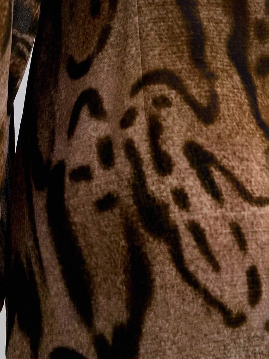 sukienka animal print