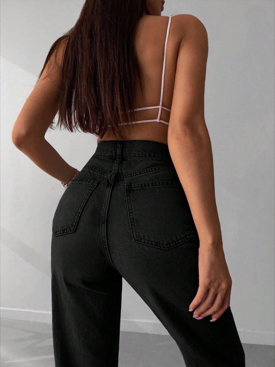 SPODNIE JEANS WYSOKI STAN