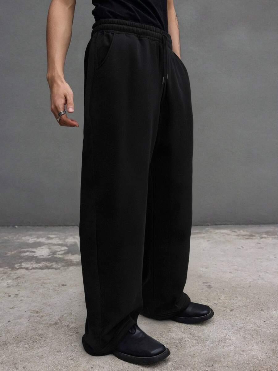 CZARNE SPODNIE CASUAL