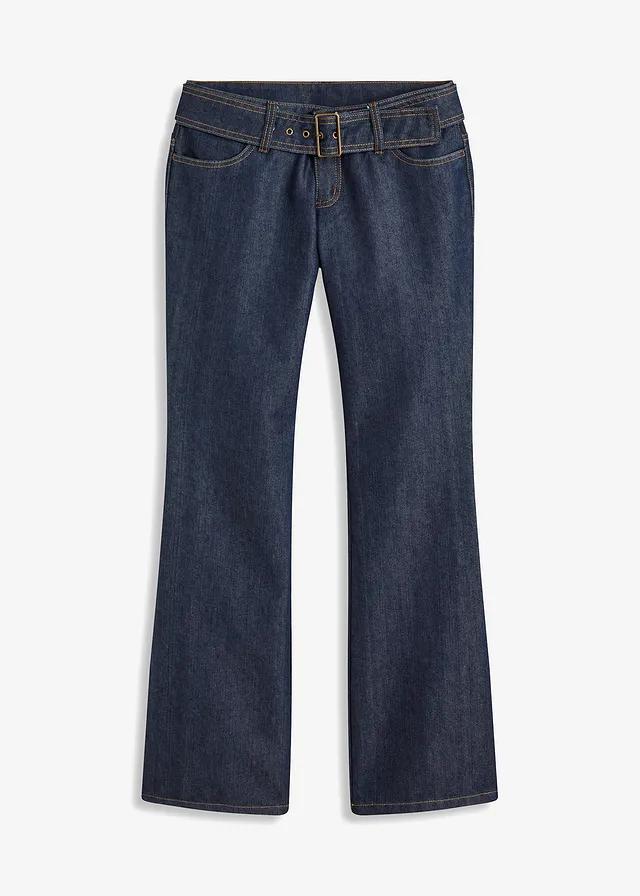 SPODNIE JEANS DZWONY 