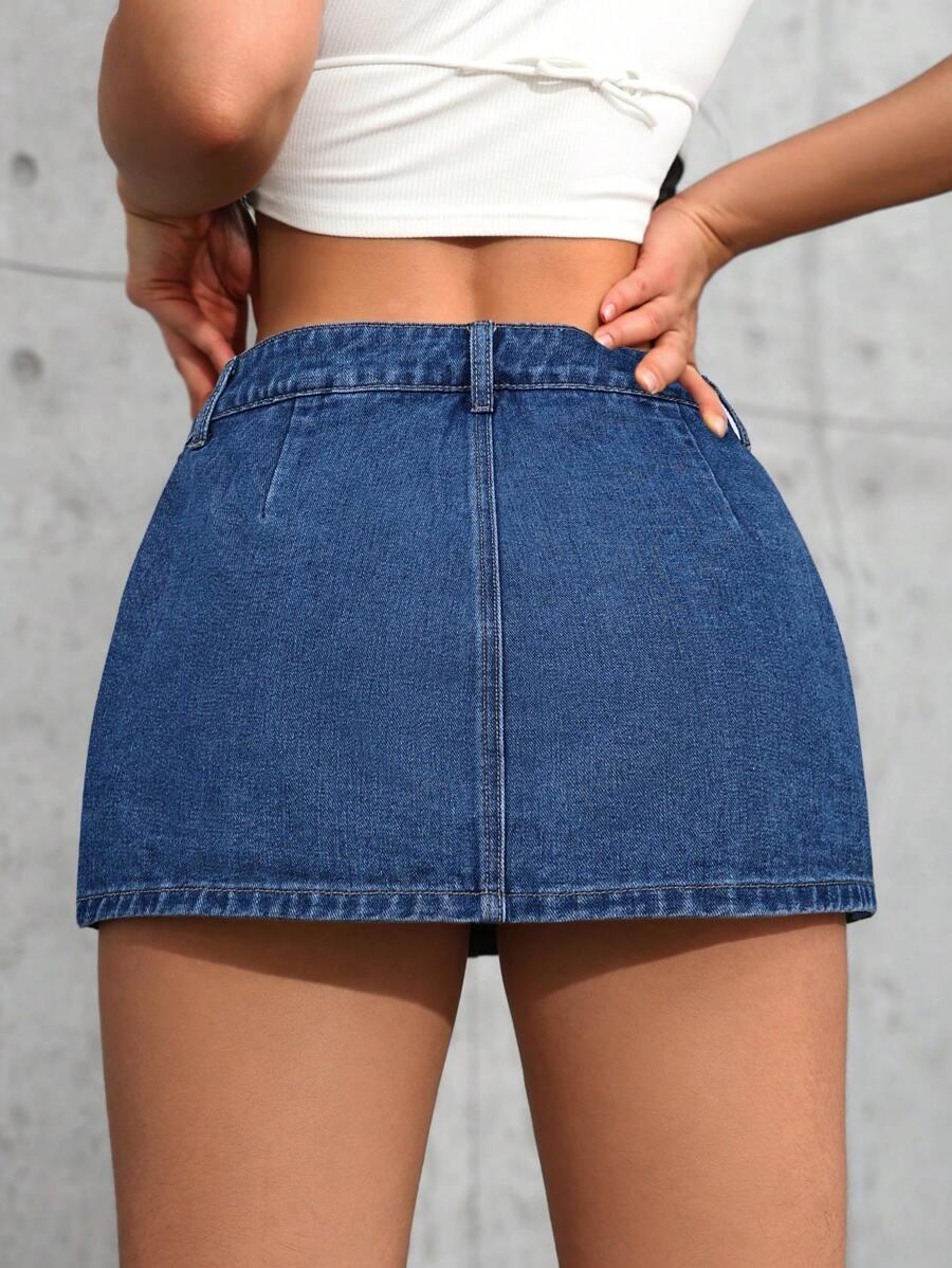 mini spódnica jeans