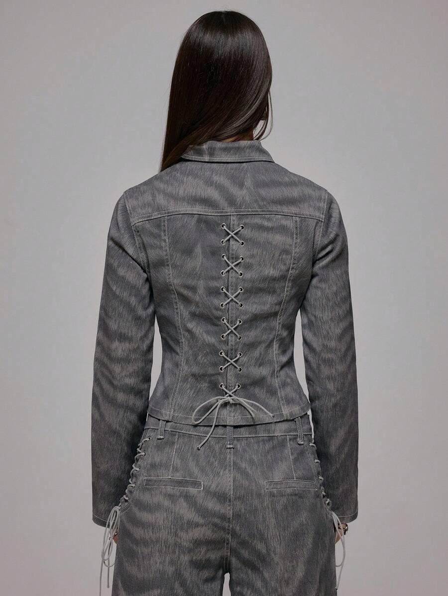 kurtka jeans zamek