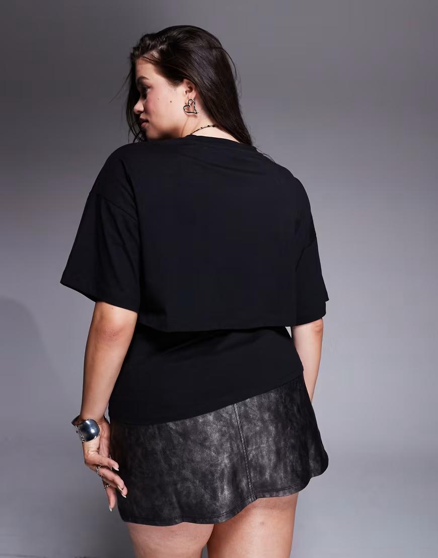 CZARNY TOP PRINT