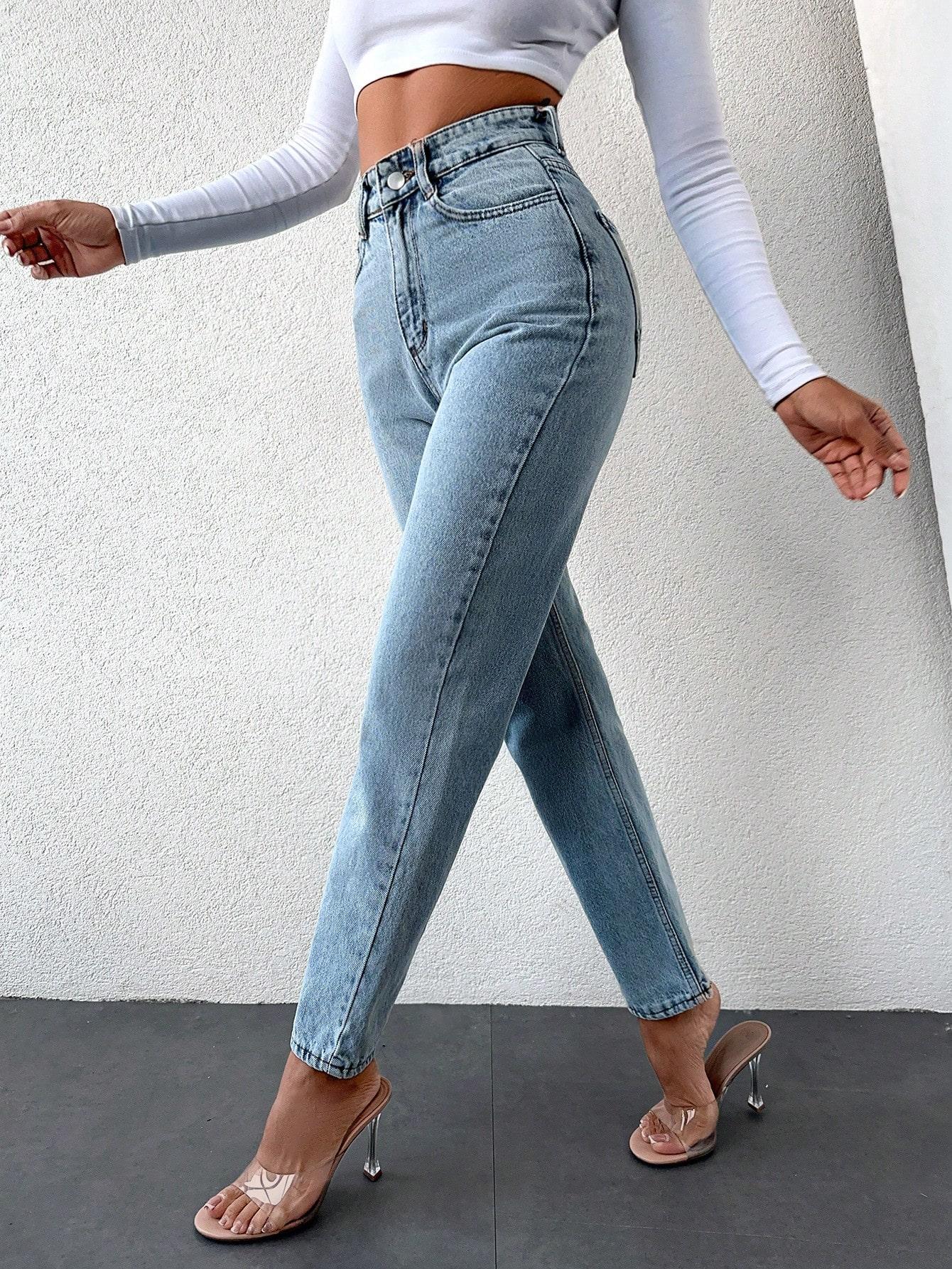 SPODNIE JEANS KIESZENIE ZAMEK