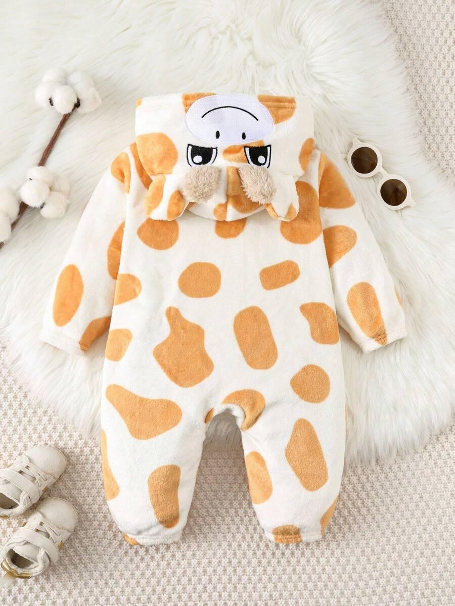 fluffy kombinezon animal print 