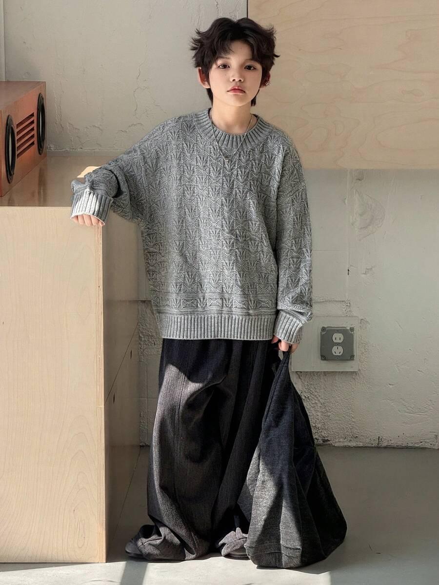 SWETER OVERSIZE CHŁOPIĘCY