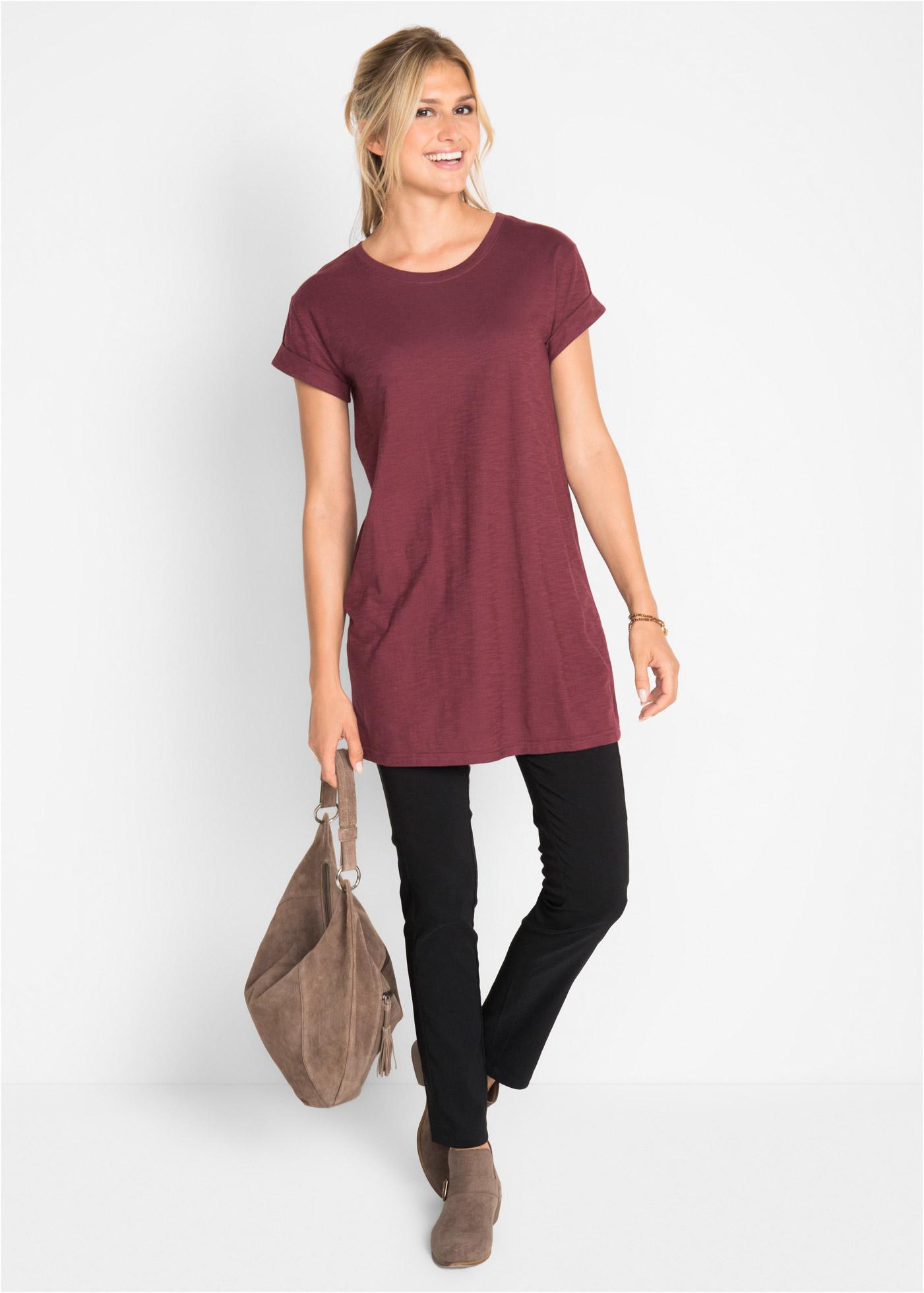 DŁUGI T-SHIRT CASUAL 