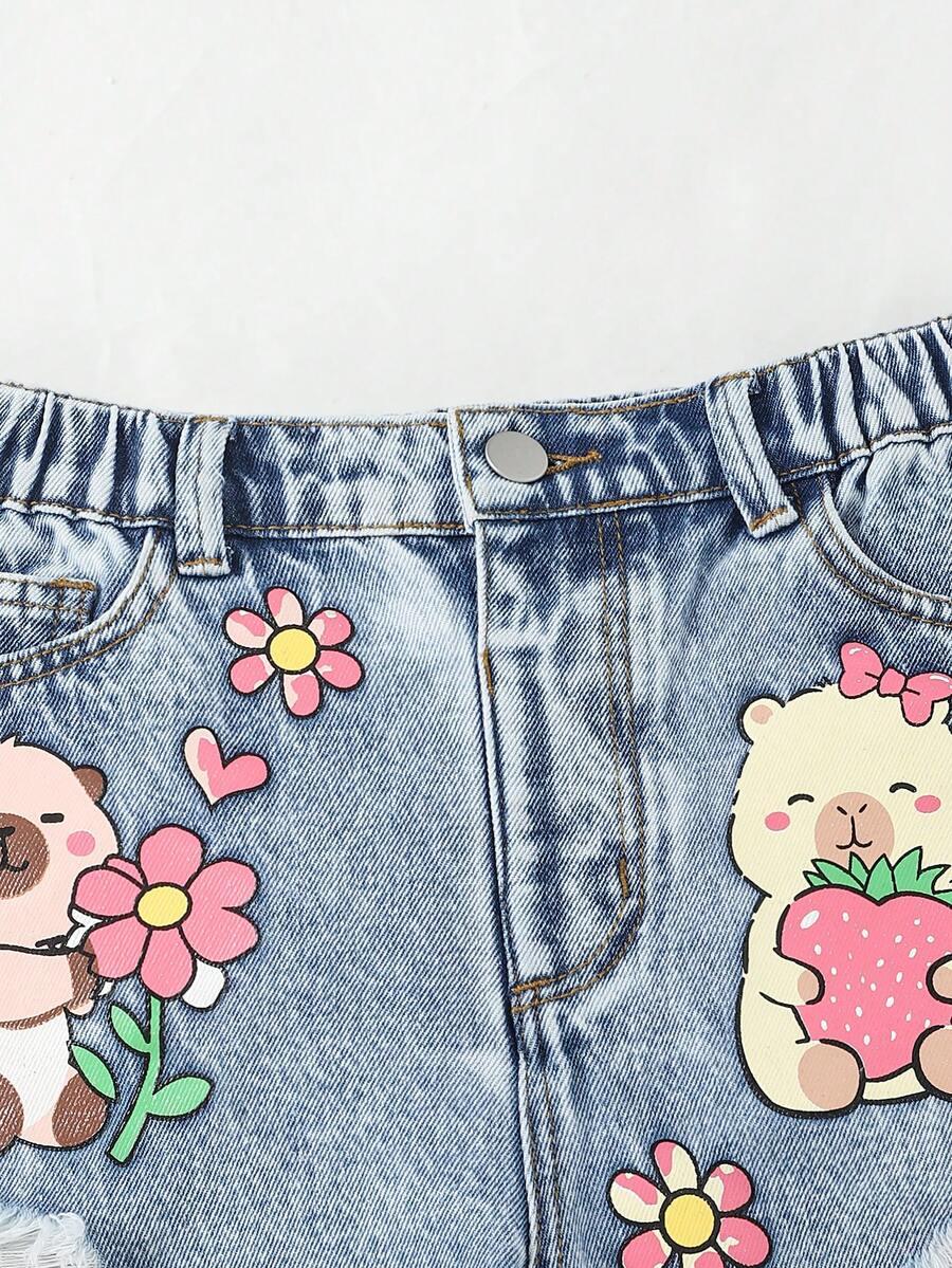 NIEBIESKIE SPODENKI JEANS