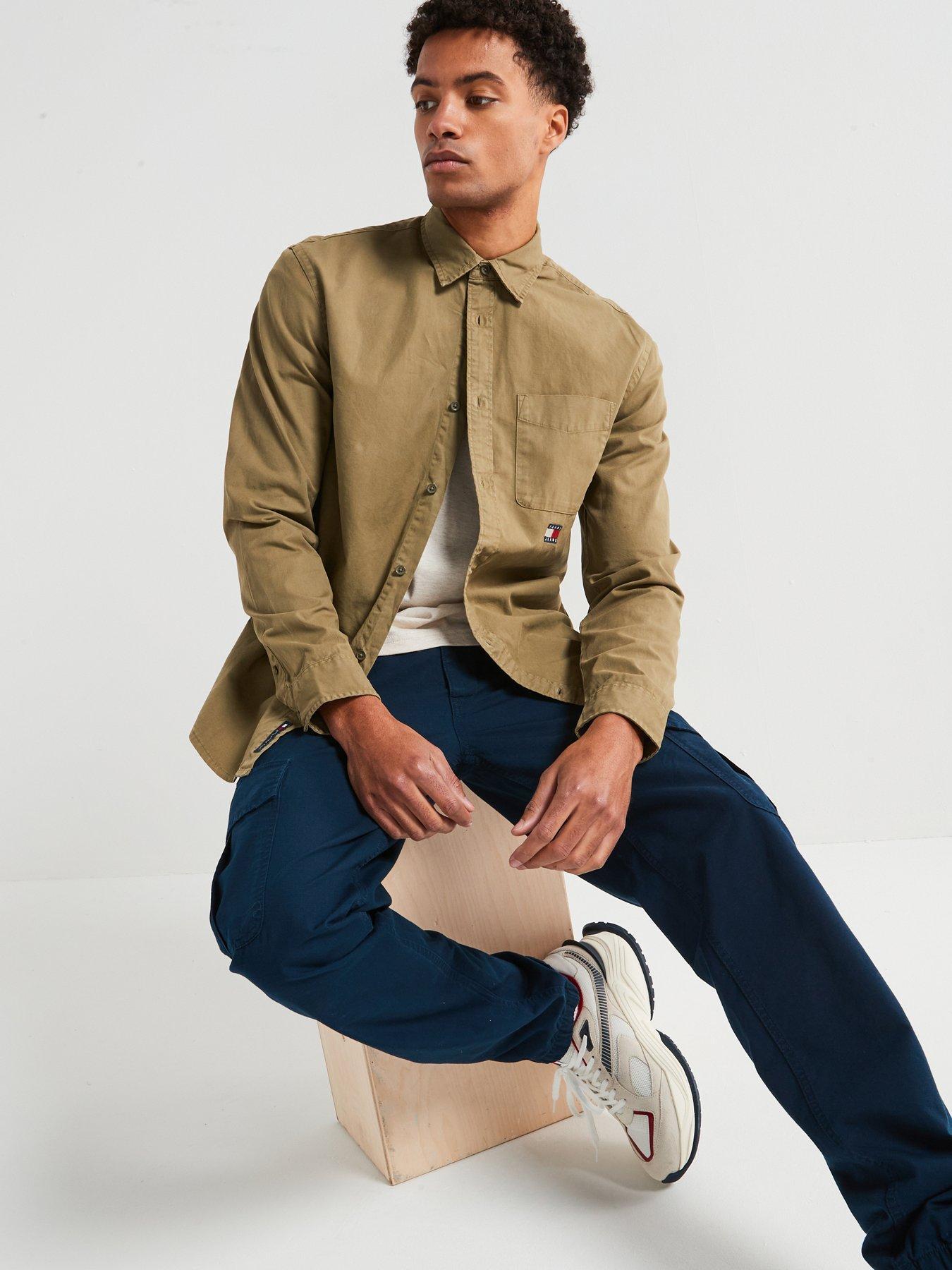TOMMY JEANS KOSZULA Z DŁUGIM RĘKAWEM DM0DM21107 M12