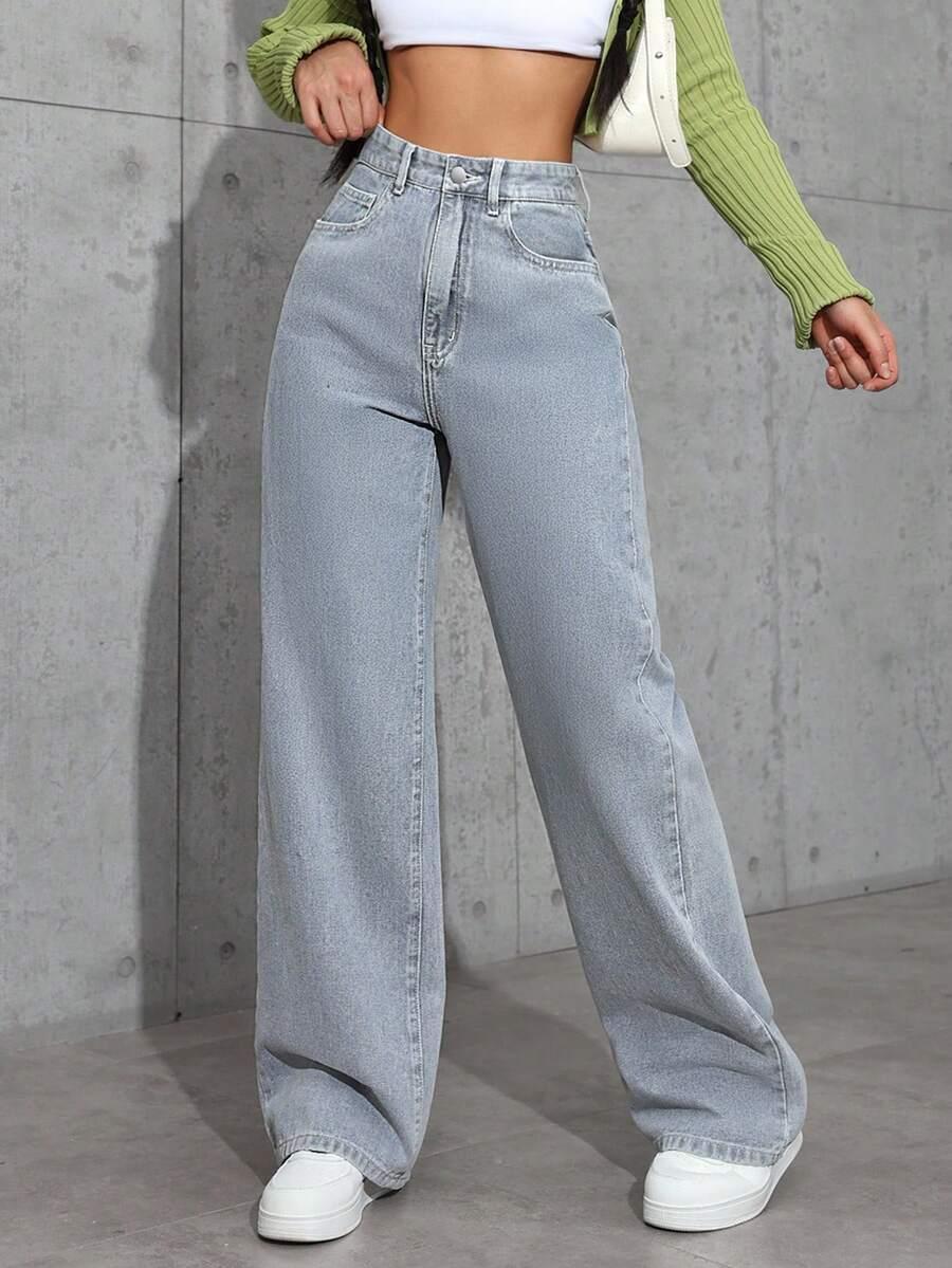 NIEBIESKIE SPODNIE JEANS