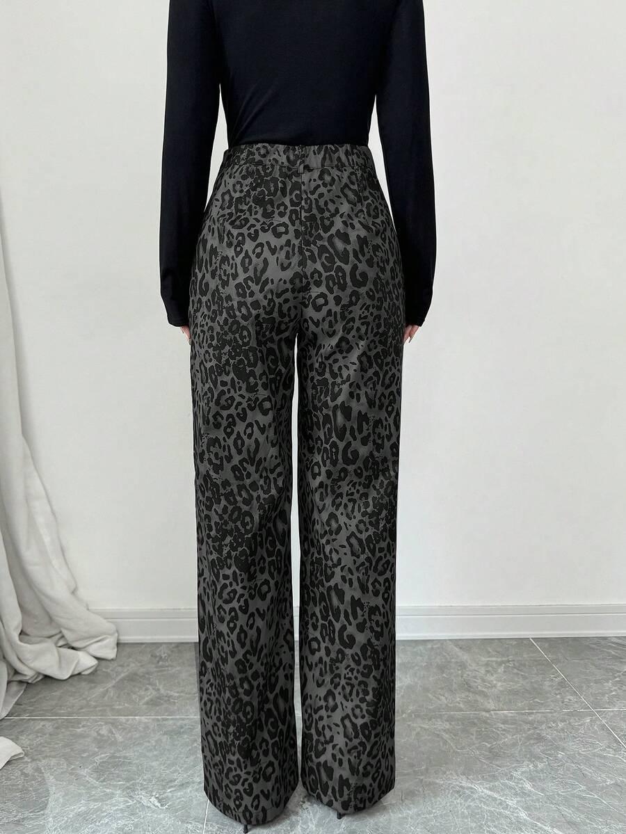 spodnie animal print 