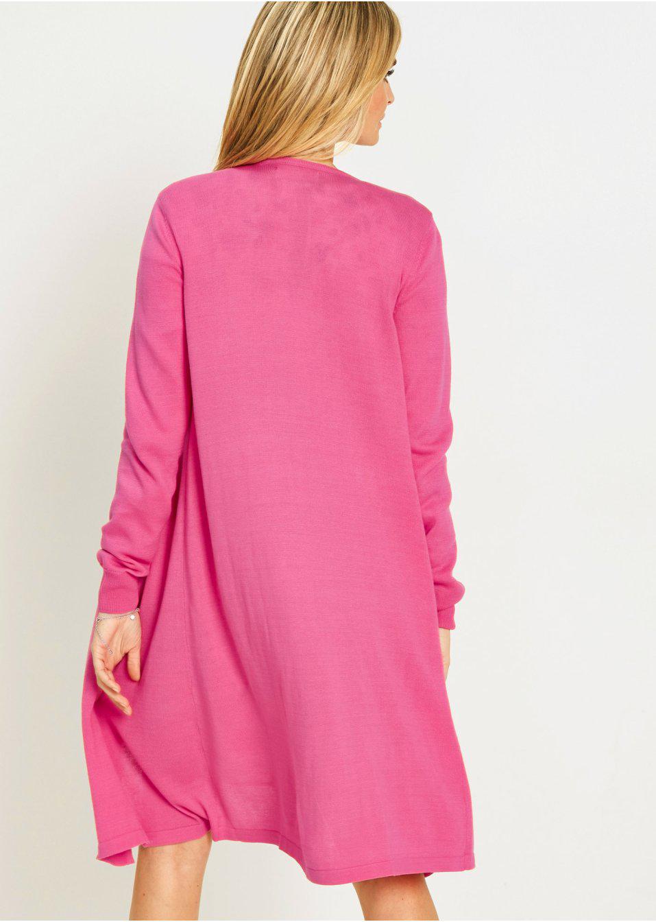 czerwony sweter narzutka