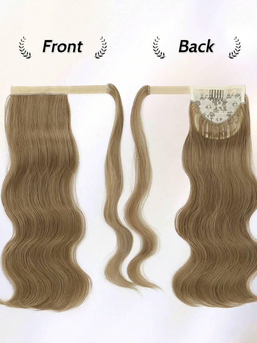 syntetyczne włosy ciemny blond