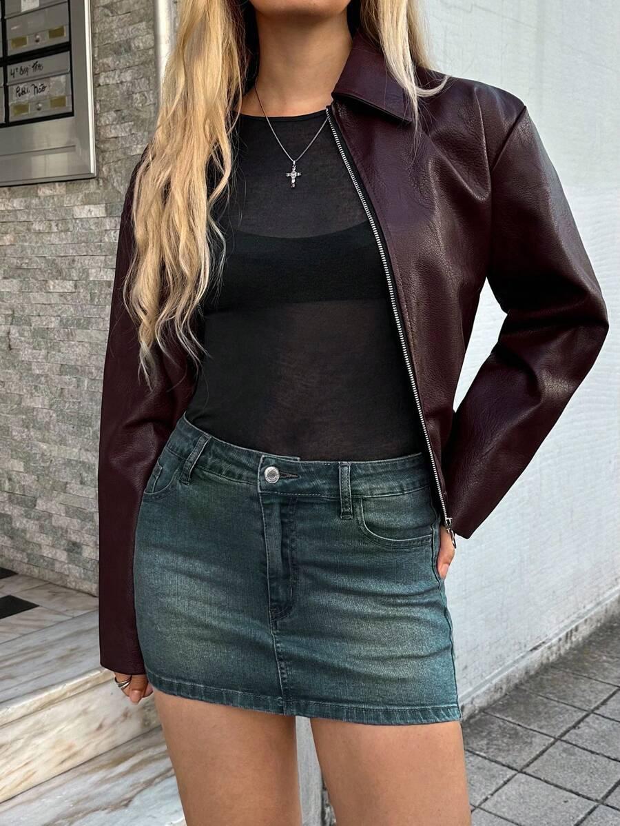 MINI SPÓDNICA JEANS