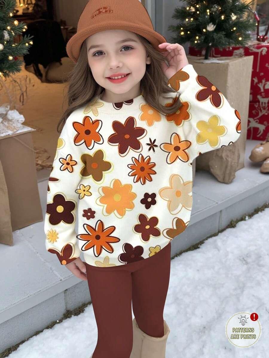 komplet bluza legginsy nadruk