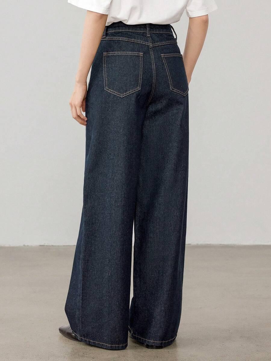 SPODNIE JEANS PROSTA NOGAWKA