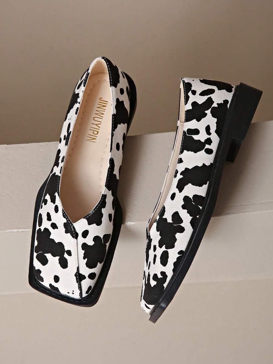 WSUWANE MOKASYNY ANIMAL PRINT