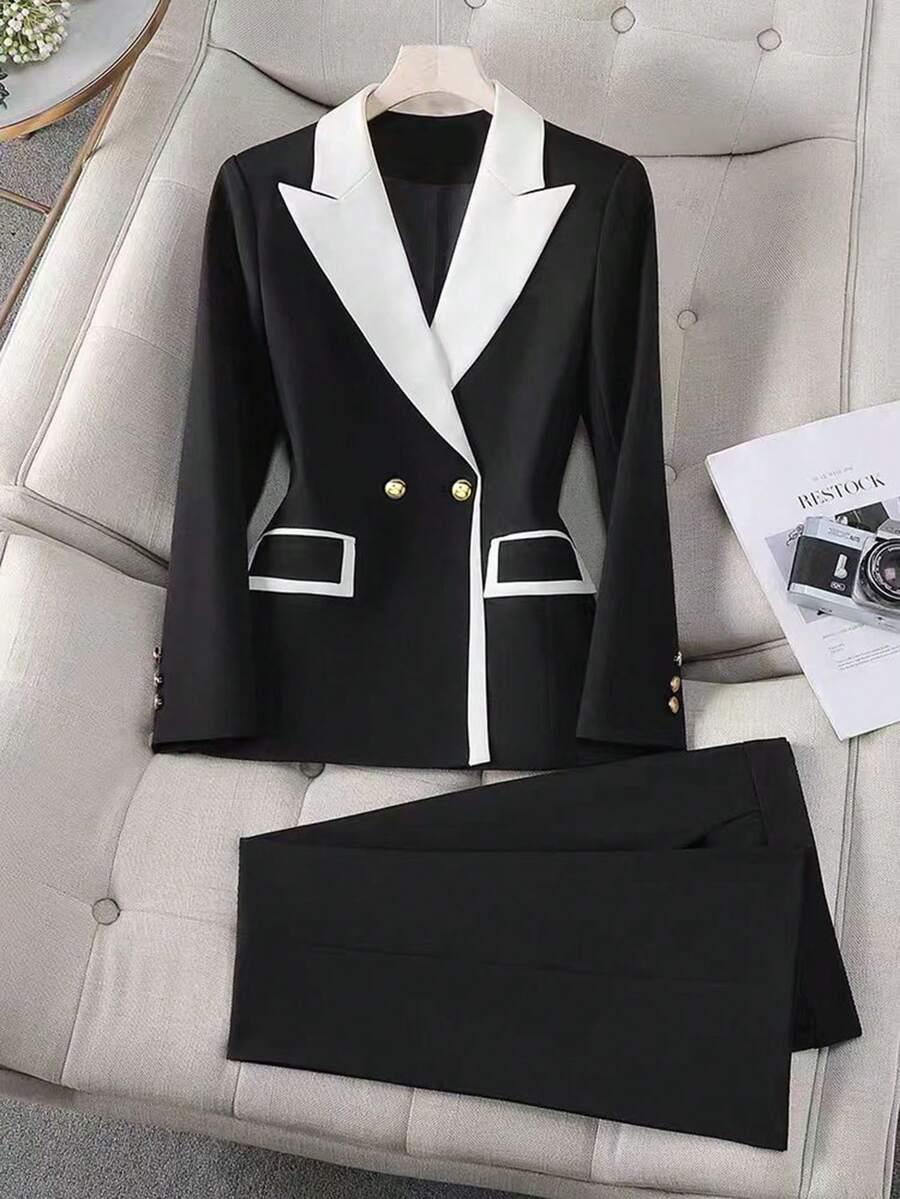 czarne eleganckie spodnie